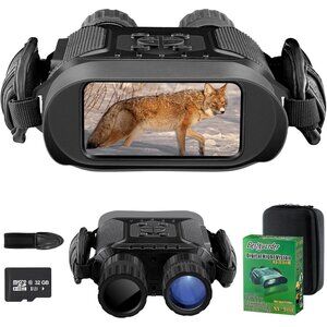 Bestguarder Digital Night Vision Binoculars for Adults, True IR Illuminator COMS